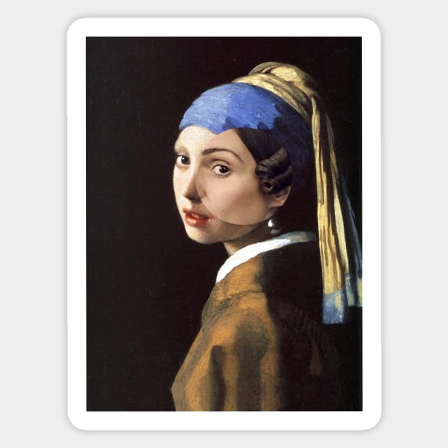 Anne Lister + Vermeer Sticker by CriSan